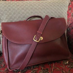 RARE COACH LARGE BRIEF VTG NWOT